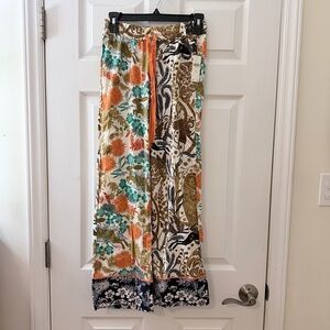 Anthropologie printed pajama pants sz XXS